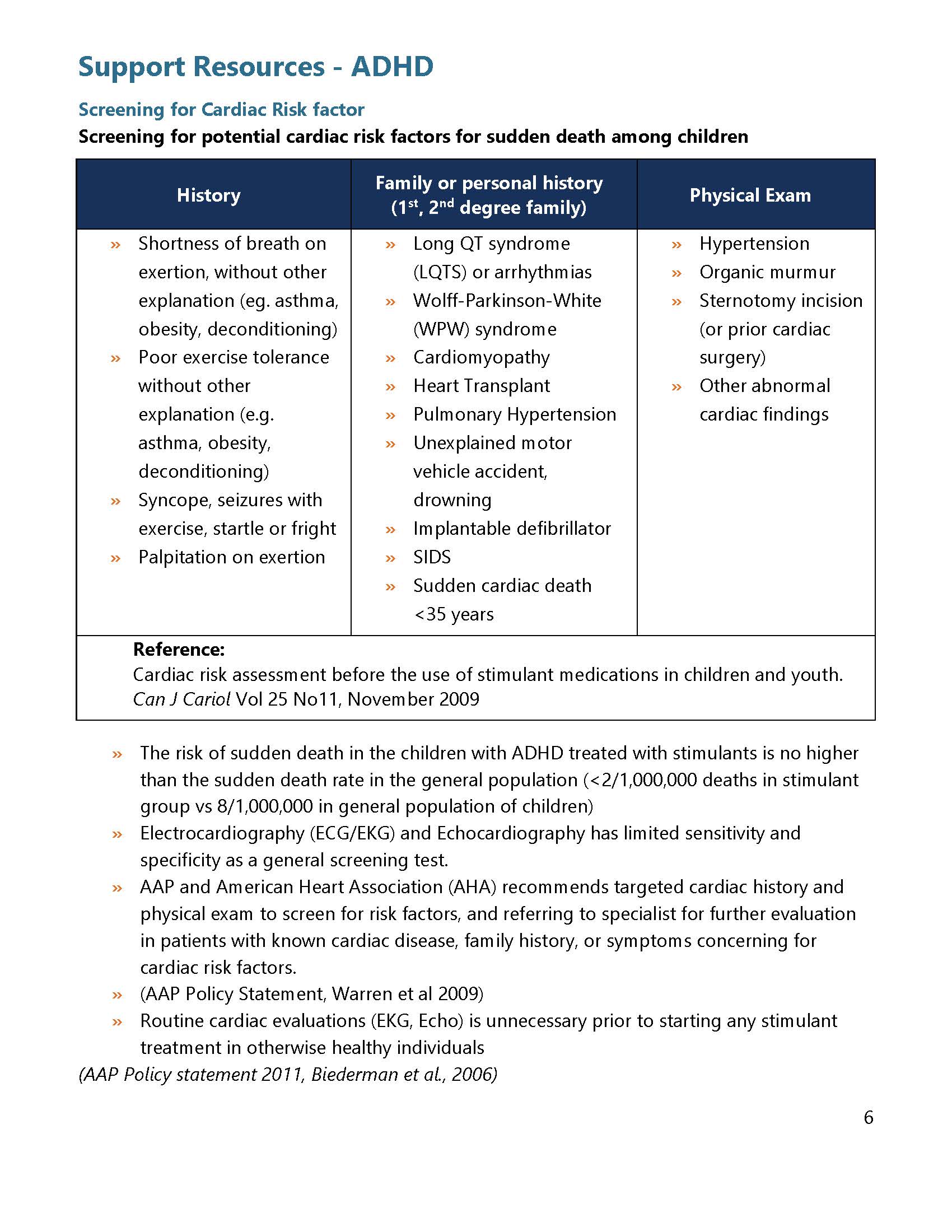 Cal-MAP | Provider Resources | ADHD & Behavioral Challenges